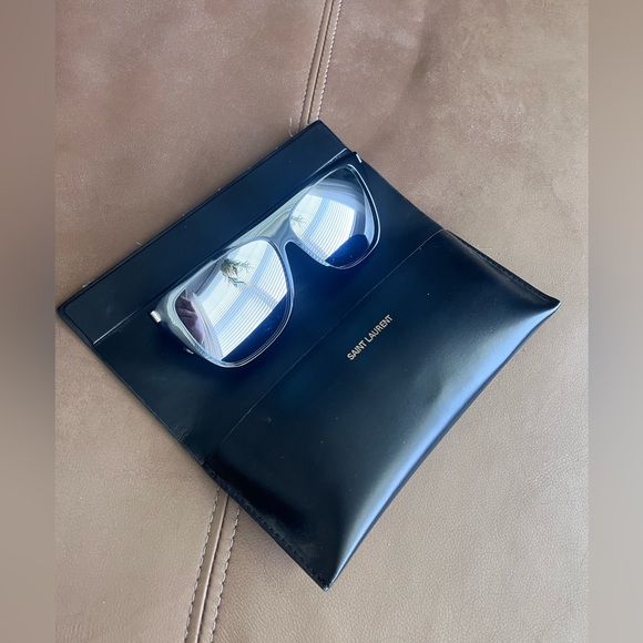 SAINT LAURENT SL1 008 Black/Silver 59-13-140 Sunglasses - Picture 1 of 4